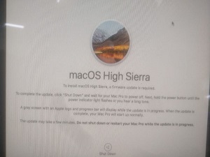 Cara update firmware Mac Pro 4.1 5.1 untuk bisa install Sierra Mojave